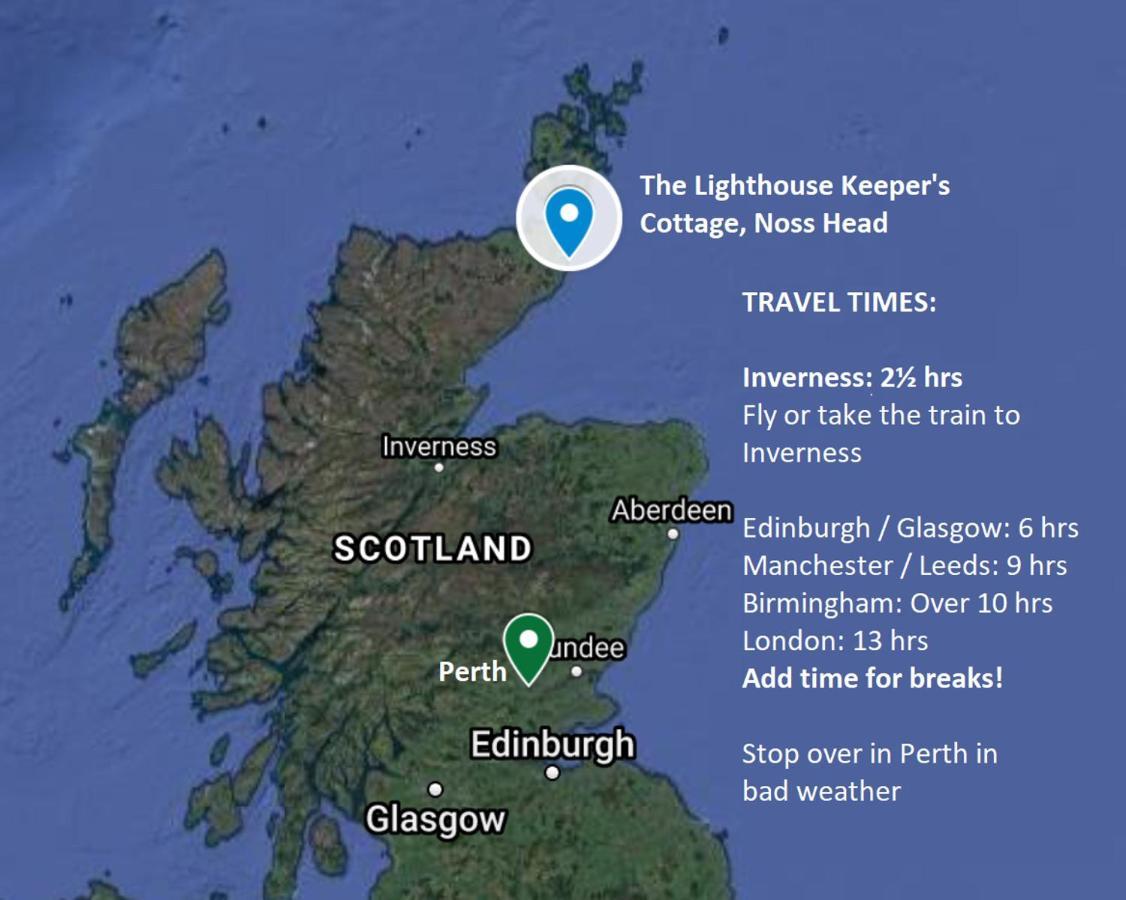 Self-Catering Lighthouse Keeper'S Cottage On The Nc500 Wick  Exterior foto